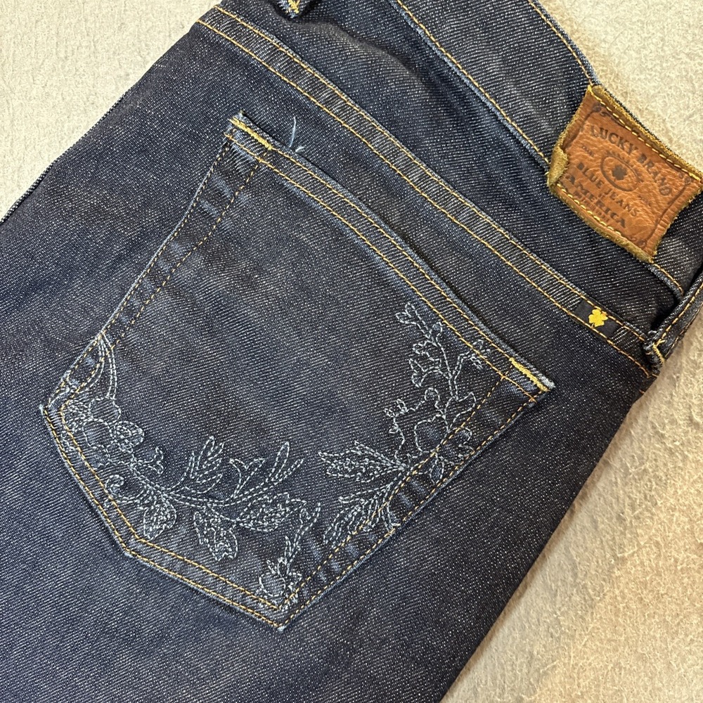 Lucky Brand‎ Vineland Sweet N Low Boot Cut Dark Wash Jeans Women's Size 14/32